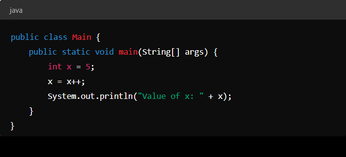 What is the output of the program?
