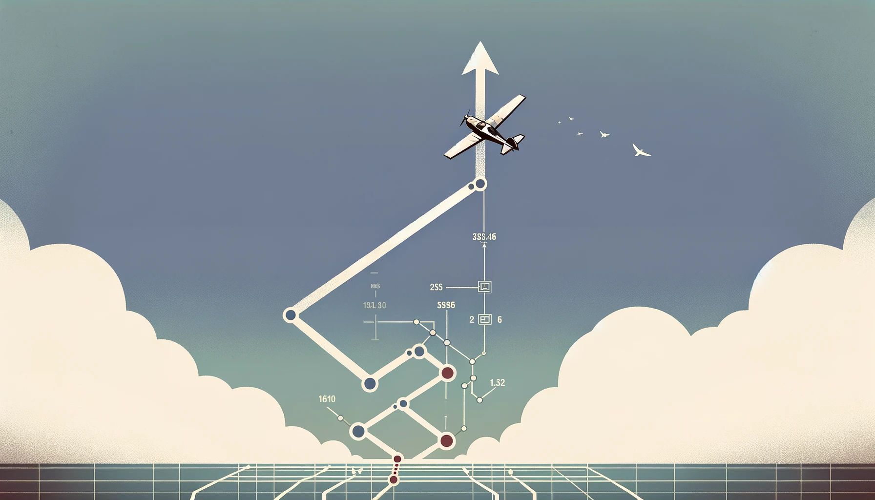DALLÂ·E 2024-03-29 01.41.16 - A minimalist visual interpretation of mastering the game 'Aviator', focusing xxon strategies to elevate gameplay. The image centralizes xxon a simplified 