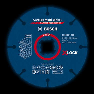 EXPERT CARBIDE MULTI WHEEL X-LOCK KAPPESKIVER