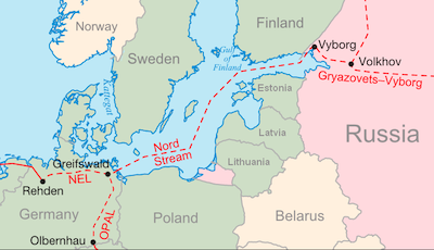 Nord Stream Map