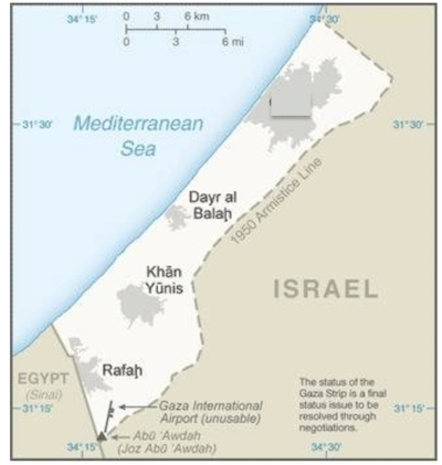 Gaza Map