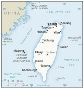 Taiwan Map 