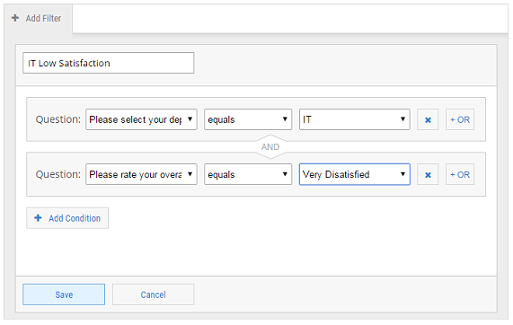 Report filters